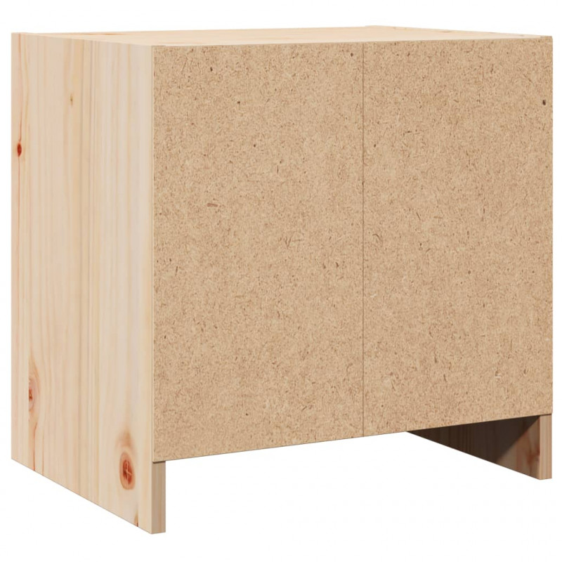 Szafka nocna, 40x30,5x40 cm, lite drewno sosnowe