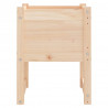 Donica, 40x40x52,5 cm, lite drewno sosnowe