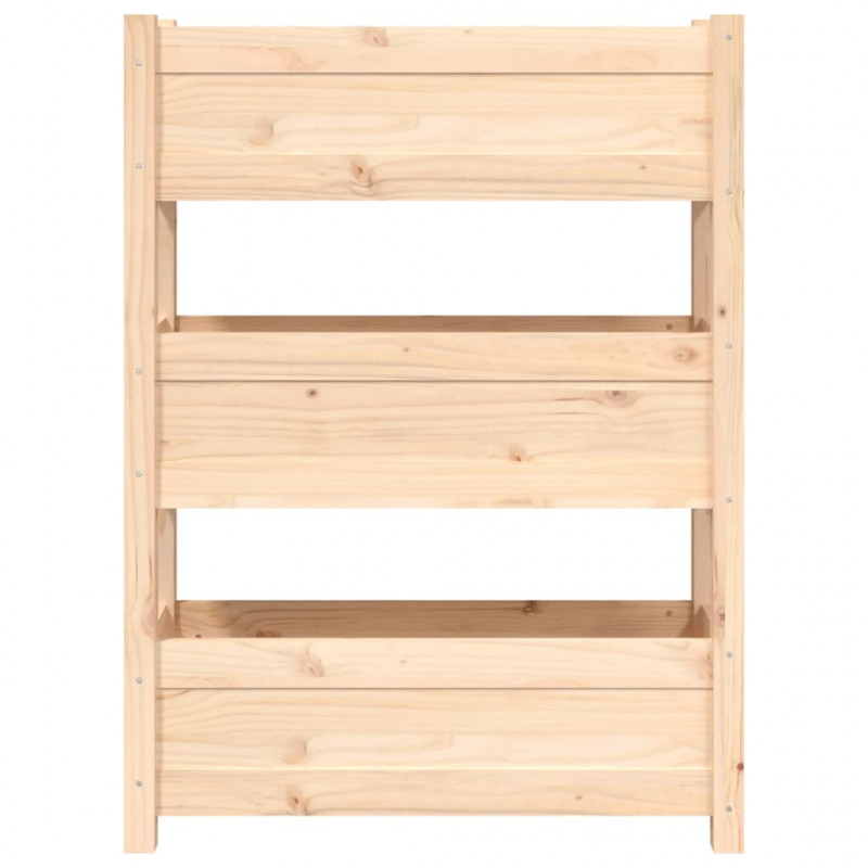 Donica, 77x25x104,5 cm, lite drewno sosnowe