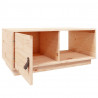 Stolik kawowy, 80x50x35,5 cm, lite drewno sosnowe