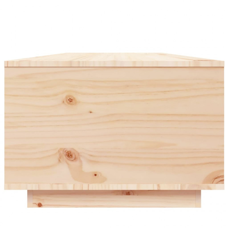 Stolik kawowy, 80x50x35,5 cm, lite drewno sosnowe