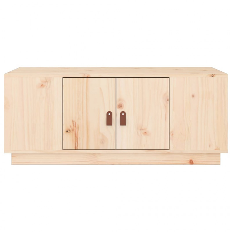 Stolik kawowy, 100x50x41 cm, lite drewno sosnowe