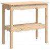 Stolik konsolowy, 80x40x75 cm, lite drewno sosnowe