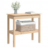 Stolik konsolowy, 80x40x75 cm, lite drewno sosnowe