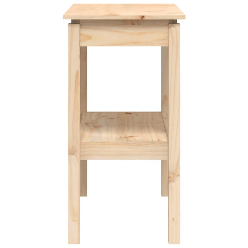 Stolik konsolowy, 80x40x75 cm, lite drewno sosnowe