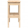 Stolik konsolowy, 80x40x75 cm, lite drewno sosnowe