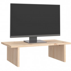 Podstawka na monitor, 50x27x15 cm, lite drewno sosnowe