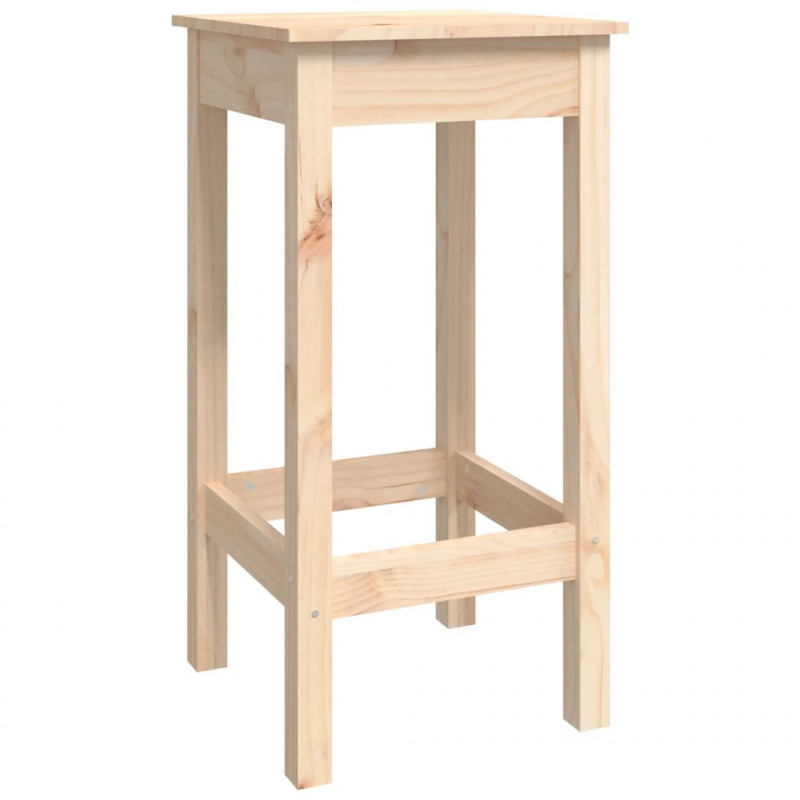 7-cz. zestaw mebli barowych, lite drewno sosnowe