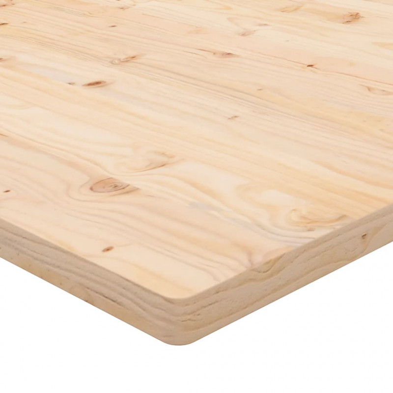 Blat biurka, 110x55x2,5 cm, lite drewno sosnowe