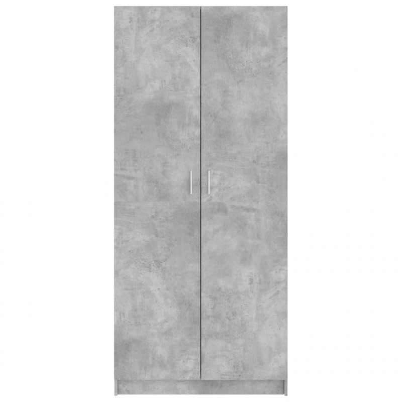 Szafa, kolor betonowy szary, 80x52x180 cm
