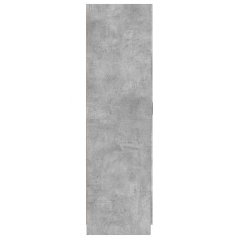 Szafa, kolor betonowy szary, 80x52x180 cm