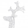 Renifery ozdobne, 3 szt., 60x16x100 cm, akryl