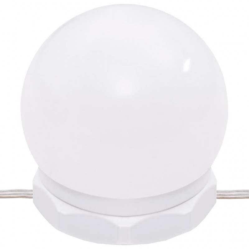 Zestaw z toaletką i oświetleniem LED, dąb sonoma