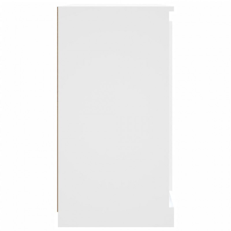 Szafki, 2 szt., białe, materiał drewnopochodny