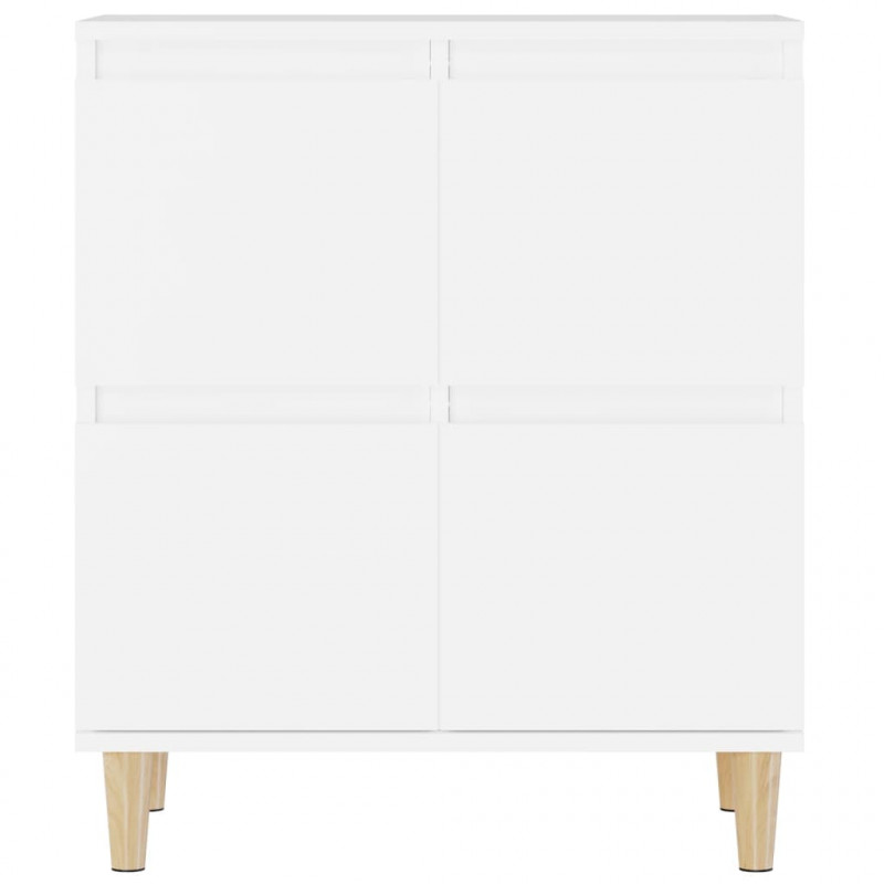 Komody, 2 szt., białe, 60x35x70 cm, materiał drewnopochodny