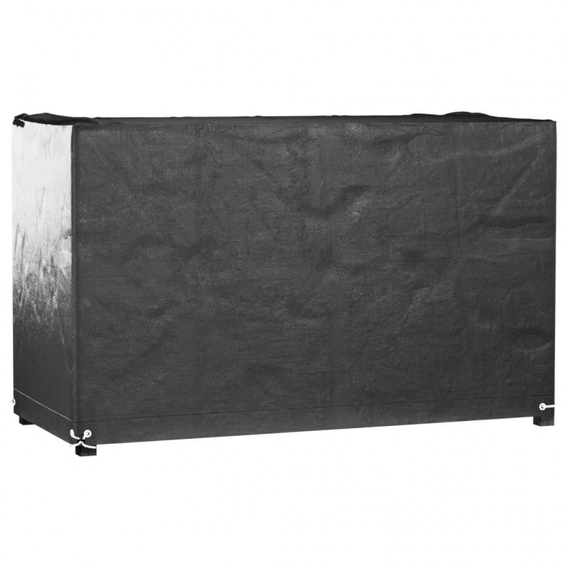 Pokrowce na meble ogrodowe, 2 szt., 8 oczek, 125x55x75 cm