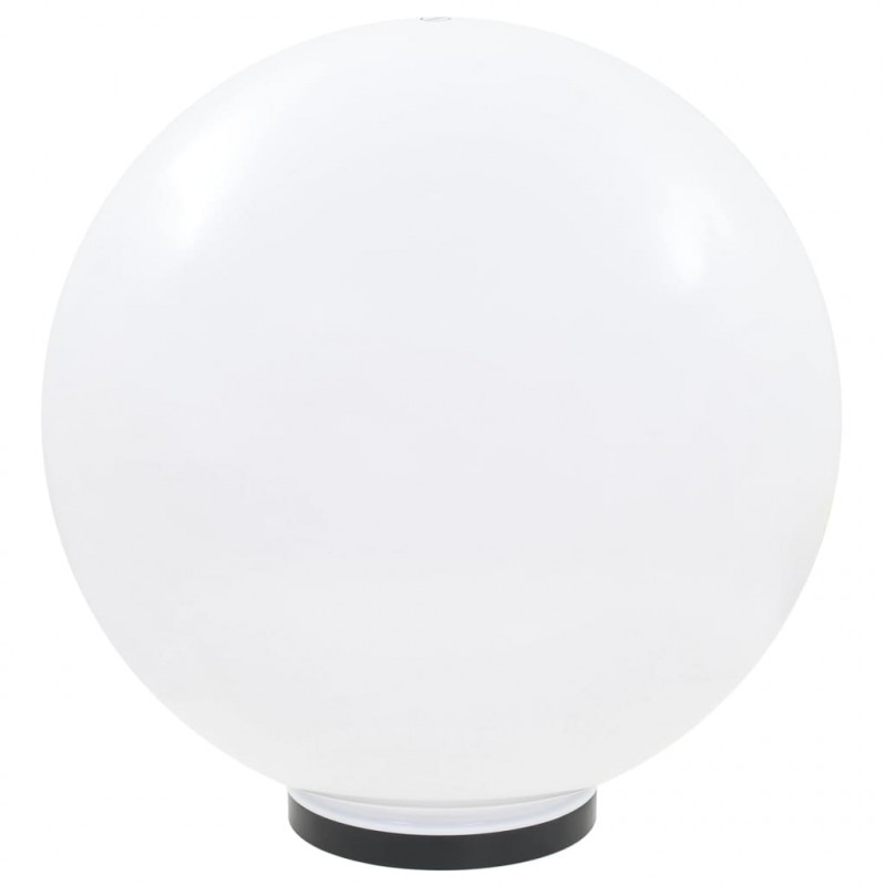 Lampy ogrodowe LED, 2 szt., kuliste, 50 cm, PMMA