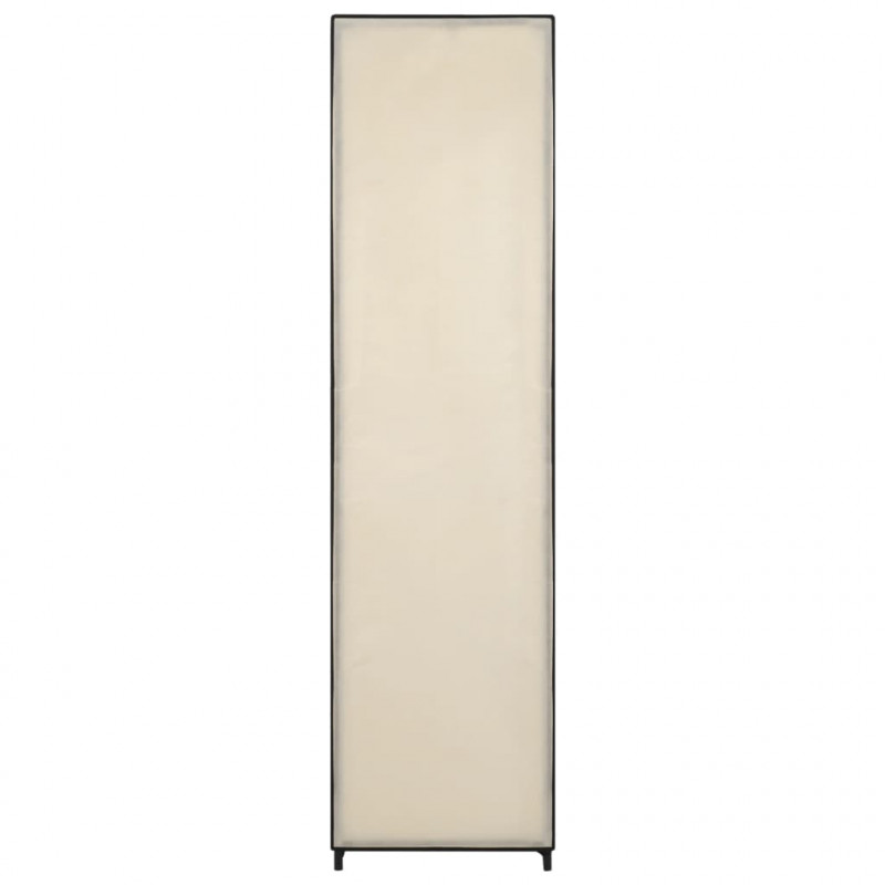 Szafa z 4 przegrodami, kremowa, 175 x 45 x 170 cm