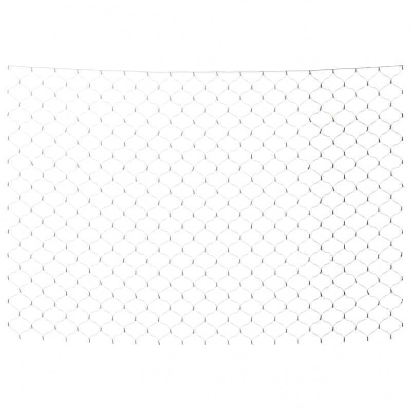 Siatka z lampek LED, kolorowa, 3x2 m, 204 LED