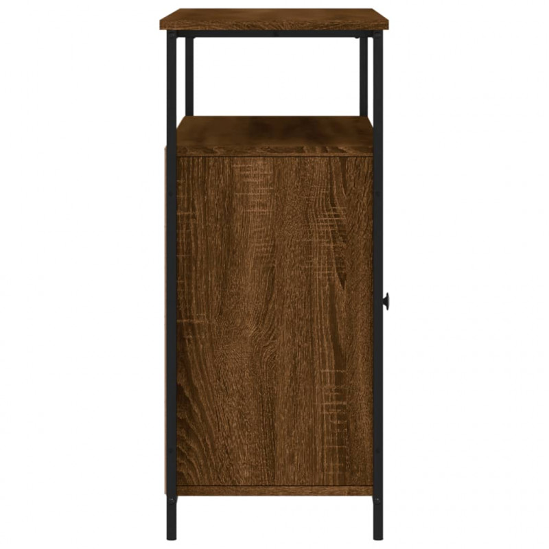 Szafka, brązowy dąb, 100x35x80 cm, materiał drewnopochodny