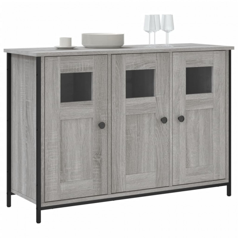 Szafka, szary dąb sonoma, 100x35x70 cm, materiał drewnopochodny