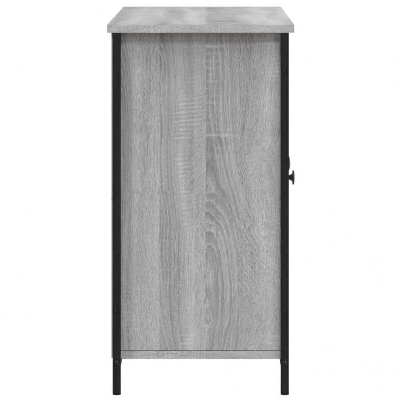 Szafka, szary dąb sonoma, 100x35x70 cm, materiał drewnopochodny