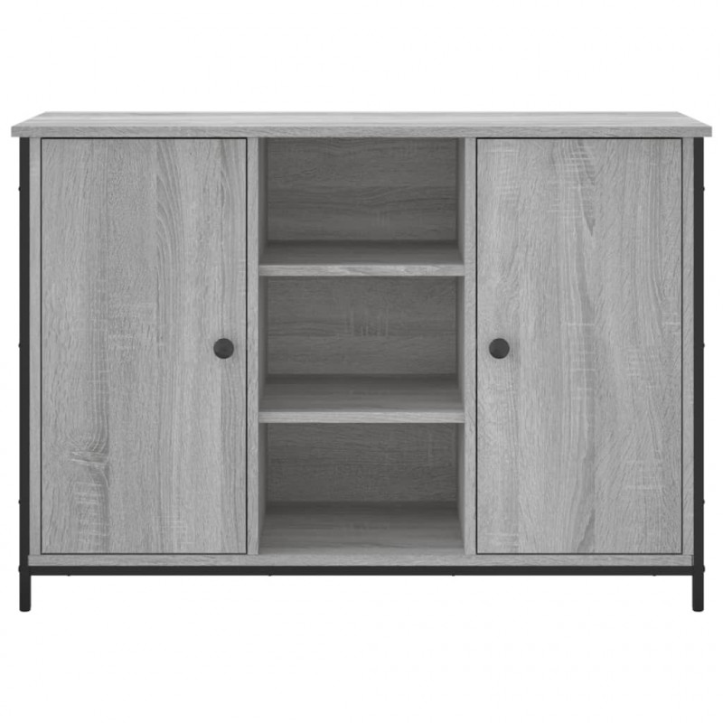 Szafka, szary dąb sonoma, 100x35x70 cm, materiał drewnopochodny