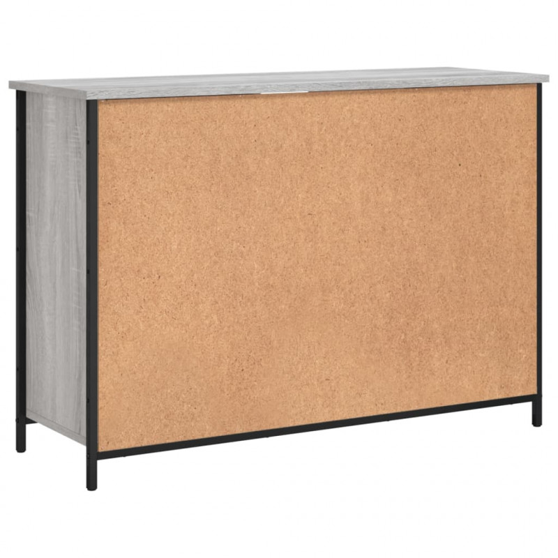 Szafka, szary dąb sonoma, 100x35x70 cm, materiał drewnopochodny