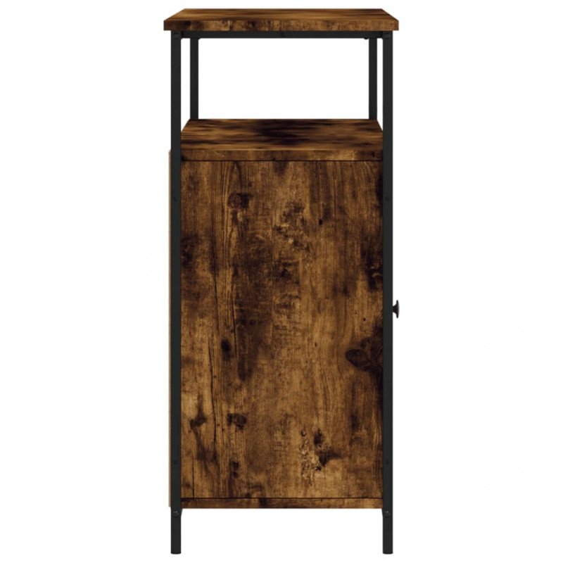 Szafka, przydymiony dąb, 100x35x80 cm, materiał drewnopochodny