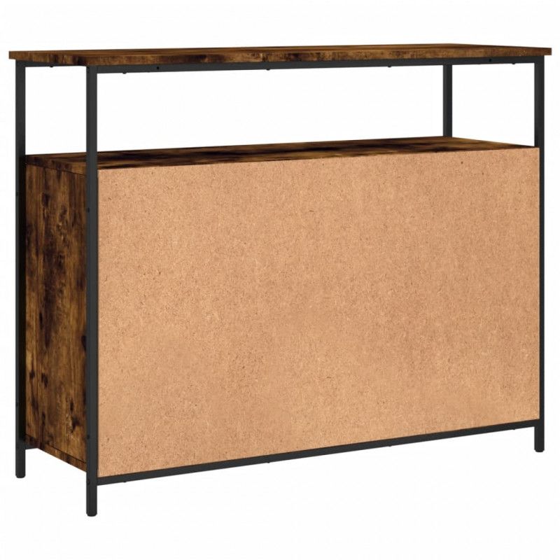 Szafka, przydymiony dąb, 100x35x80 cm, materiał drewnopochodny