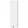 Szafka łazienkowa z lustrem i LED, biała, 60x13x52 cm