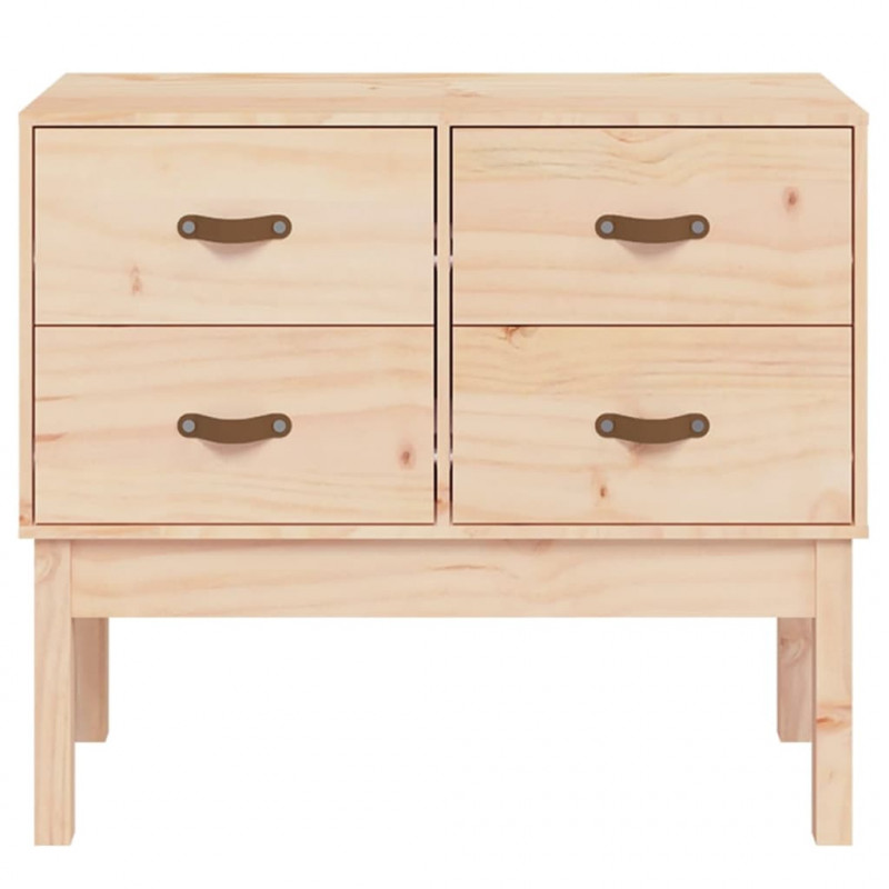 Komoda, 90x40x78 cm, lite drewno sosnowe