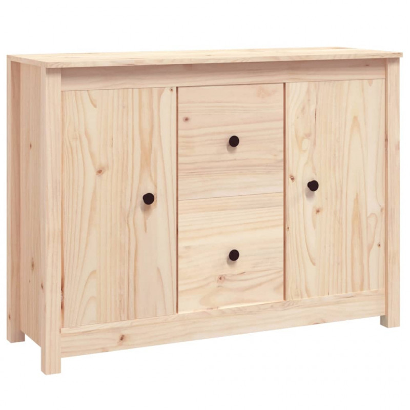 Komoda, 100x35x74 cm, lite drewno sosnowe