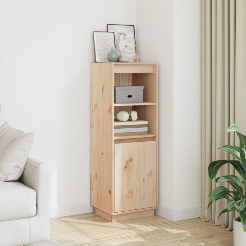 Szafka, 37x34x110 cm, lite drewno sosnowe