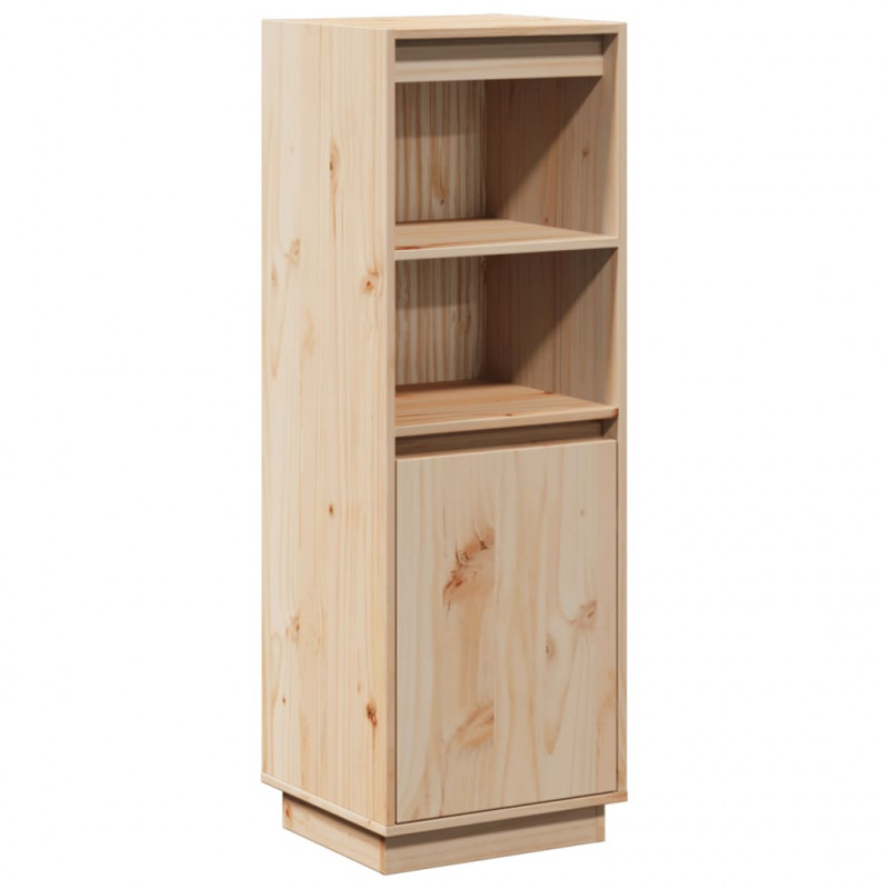 Szafka, 37x34x110 cm, lite drewno sosnowe