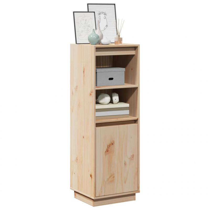Szafka, 37x34x110 cm, lite drewno sosnowe