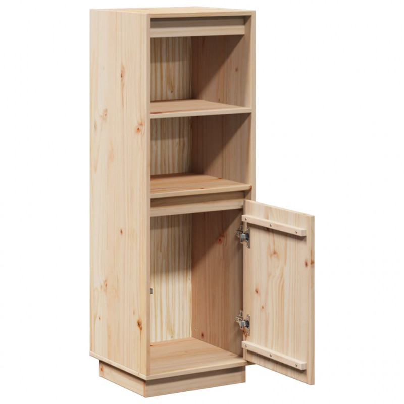 Szafka, 37x34x110 cm, lite drewno sosnowe