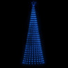Stożkowa choinka z lampek, 688 niebieskich LED, 300 cm