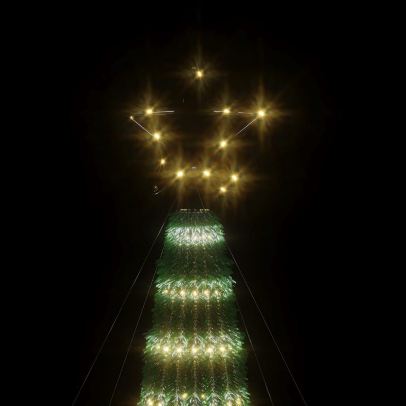 Stożkowa choinka z lampek, 275 ciepłych białych LED, 180 cm