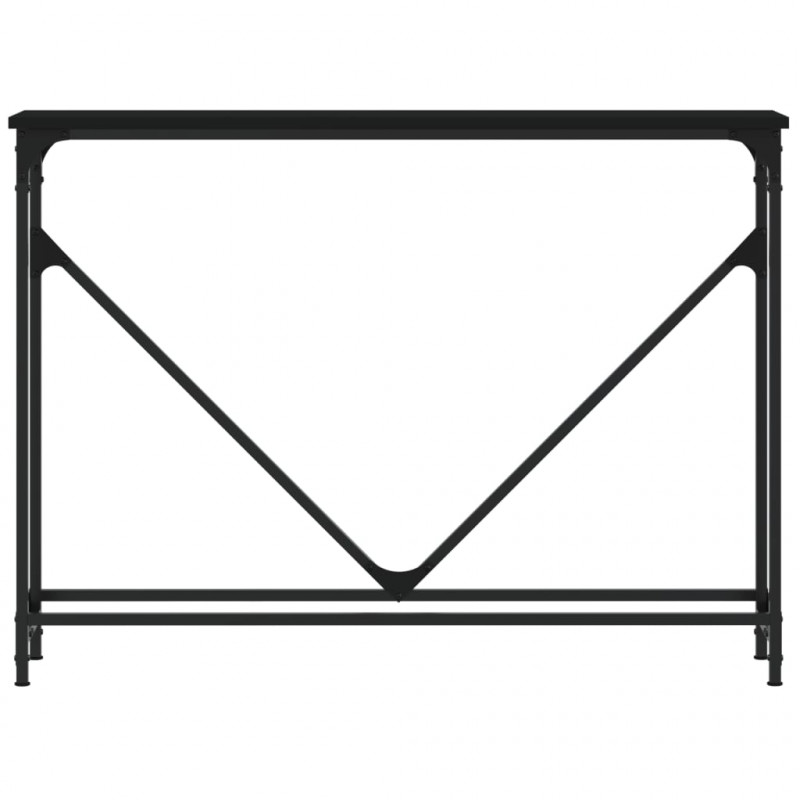 Stolik konsolowy, czarny, 102x22,5x75 cm