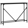 Stolik konsolowy, czarny, 102x22,5x75 cm
