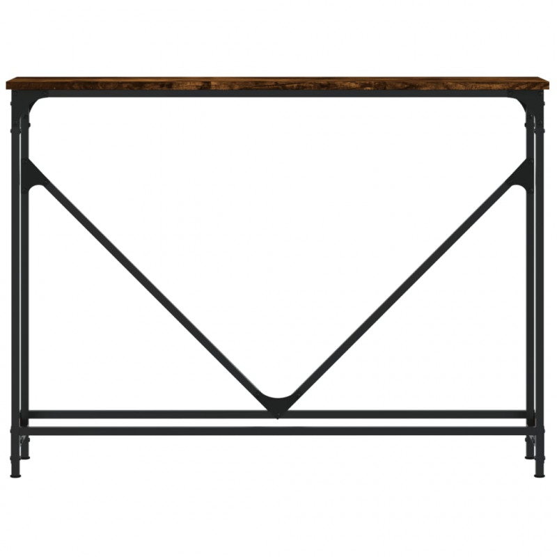 Stolik konsolowy, przydymiony dąb, 102x22,5x75 cm