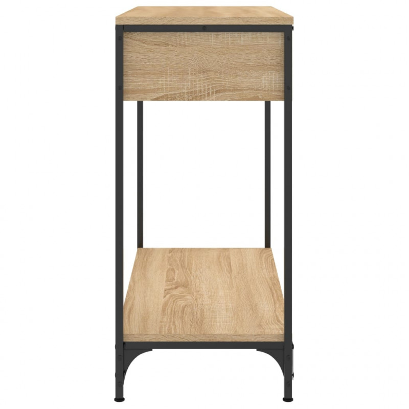 Stolik konsolowy, dąb sonoma, 75x34,5x75 cm