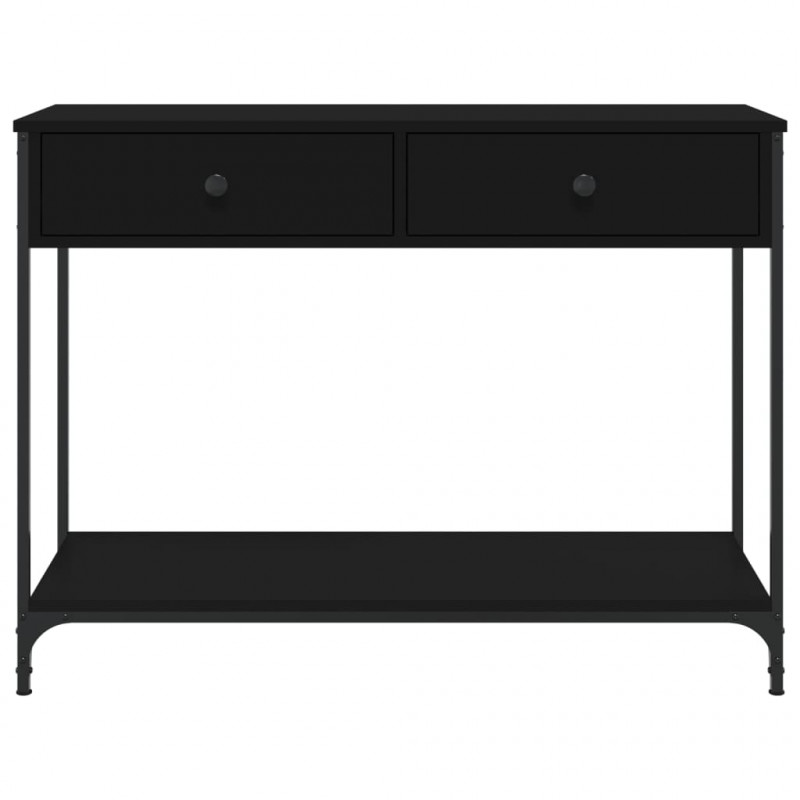 Stolik konsolowy, czarny, 100x34,5x75 cm