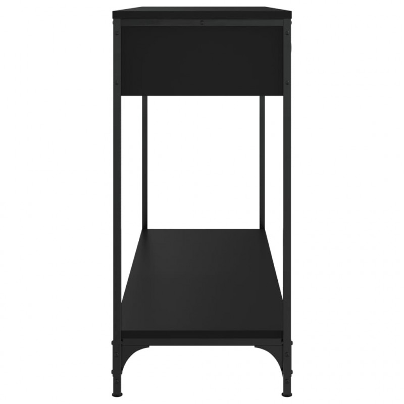 Stolik konsolowy, czarny, 100x34,5x75 cm