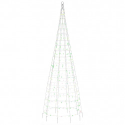 Choinka z lampek, na maszt, 550 kolorowych LED, 300 cm