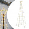 Choinka z lampek, z kołkami, 220 ciepłych białych LED, 180 cm