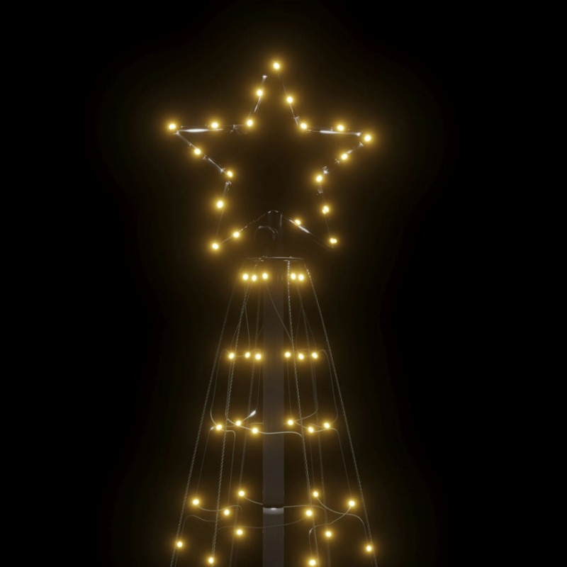 Choinka z lampek, z kołkami, 220 ciepłych białych LED, 180 cm