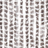 Zasłona przeciwko owadom, kolor taupe i biel, 100x220cm, szenil