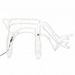 Renifery ozdobne z ciepłym białym LED, 3 szt., 73x31x45 cm